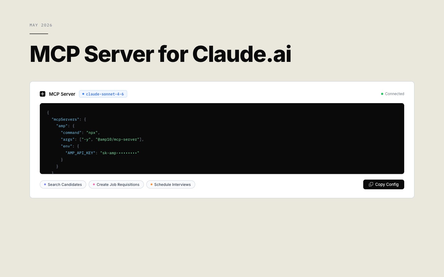 MCP server for Claude.ai