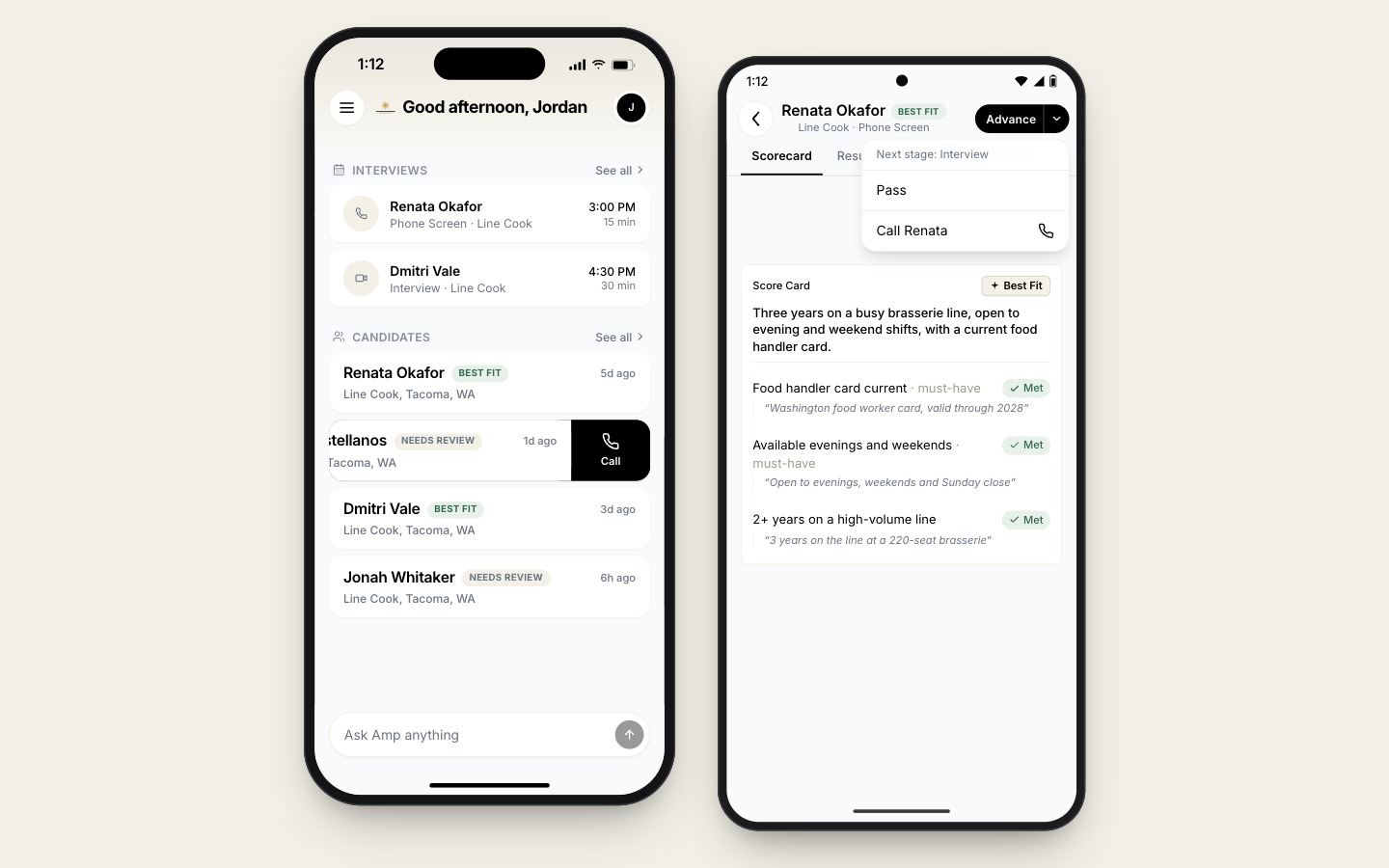 Amp for iPhone and Android